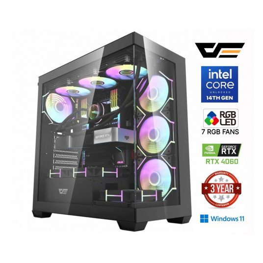 Core i5-14400F 32GB 1TB SSD 2TB HDD RTX 4060 8GB W11Home