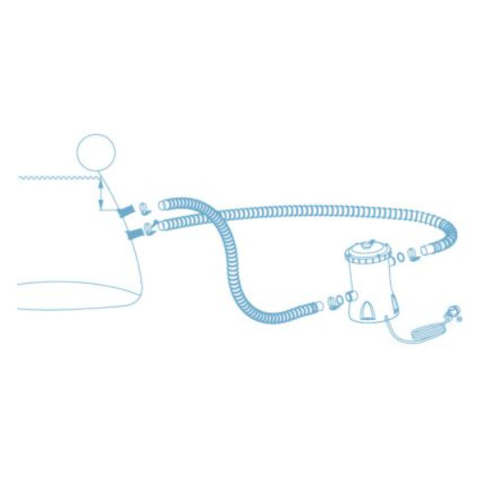 Bestway 58386 suodatinpumppu 800gal / 3028 L/h