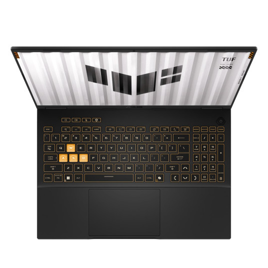 ASUS TUF Gaming F16 FX608JMR-I7161 i7 14650HX 16.0" FHD+ IPS-taso 300nits 165Hz AG 16GB DDR5 5600 SSD1TB WLAN+BT LAN Cam1080P 90WHrs GeForce RTX 5060_8GB NoOS Jaeger Grey