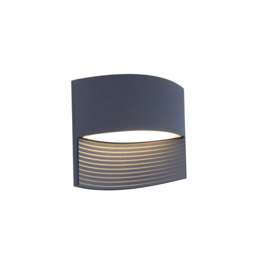 Valaisin Lutec LOTUS 5193201118, 11W, LED, IP54, harmaa, harmaa