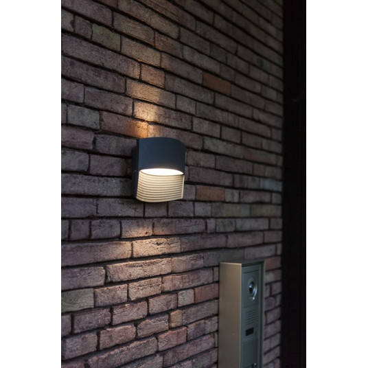 Valaisin Lutec LOTUS 5193201118, 11W, LED, IP54, harmaa, harmaa