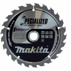Makita circular saw blade 165x20mm 24 teeth pack of 5