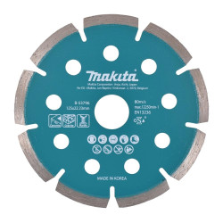 MAKITA DIAMOND BLADE 125x22,23mm SEGMENTTI (KUIVA) BETONI, GRANIITTI, MARBELI