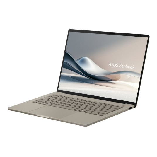 ASUS Zenbook 14 UX3407RA-QD020W X Elite X1E 78 100 14.0" WUXGA OLED 60Hz 400nits Glossy 32GB LPDDR5X SSD1TB Qualcomm Adreno GPU WLAN+BT Cam 70WHrs Win11 Zabriskie Beige