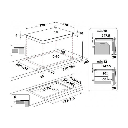 Keittotaso Whirlpool WF S7977 CPNE