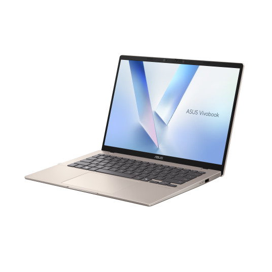 Asus Vivobook 14 X1407QA-LY045W | Platinum Gold | 14 " | IPS | WUXGA | 1920 x 1200 pikseliä | Häikäisemättömyys | Snapdragon X | X1 26 100 | 16 GB | LPDDR5X | 512 GB kiintolevy | Qualcomm Adreno GPU | Windows 11 Home | 802.11ax | Bluetooth-versio 