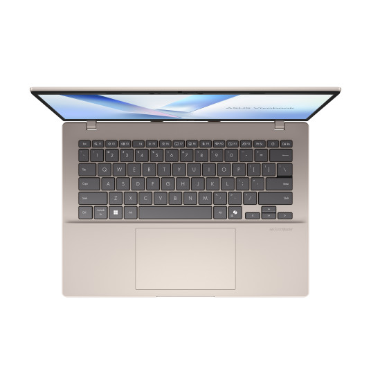 Asus Vivobook 14 X1407QA-LY045W | Platinum Gold | 14 " | IPS | WUXGA | 1920 x 1200 pikseliä | Häikäisemättömyys | Snapdragon X | X1 26 100 | 16 GB | LPDDR5X | 512 GB kiintolevy | Qualcomm Adreno GPU | Windows 11 Home | 802.11ax | Bluetooth-versio 
