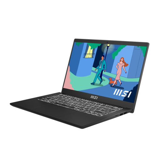 MSI Modern 14 C7M-294PL Ryzen 5 7430U 14.0 "FHD 60Hz IPS-taso 16GB DDR4 SSD512 Radeon Graphics Win11
