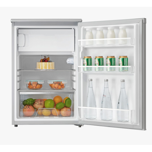 Midea Jääkaappi | MDRD168FGE01 | Energiatehokkuusluokka F | Vapaasti seisova | Säilytystila | Korkeus 84,5 cm | Jääkaapin nettotilavuus 97 L | Pakastimen nettotilavuus 16 L | 39 dB | Valkoinen | Valkoinen