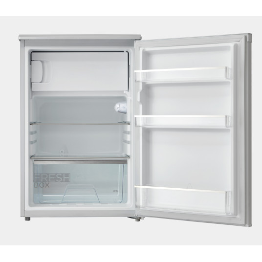 Midea Jääkaappi | MDRD168FGE01 | Energiatehokkuusluokka F | Vapaasti seisova | Säilytystila | Korkeus 84,5 cm | Jääkaapin nettotilavuus 97 L | Pakastimen nettotilavuus 16 L | 39 dB | Valkoinen | Valkoinen