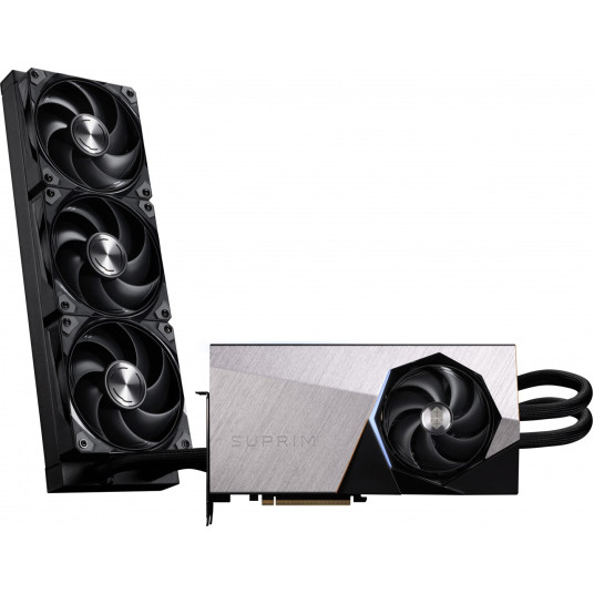 MSI SUPRIM GEFORCE RTX 5080 16G LIQUID SOC -näytönohjain NVIDIA 16 GB GDDR7 MSI SUPRIM GEFORCE RTX 5080 16G LIQUID SOC -näytönohjain 16 GB GDDR7