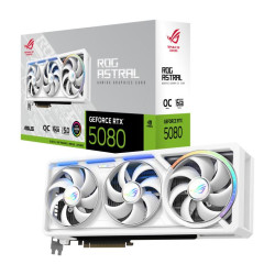 ASUS GeForce RTX 5080 ROG ASTRAL OC WHITE 16GB DLSS 4