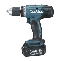 Makita DDF453RFE porakone 1,6 kg Musta, sininen