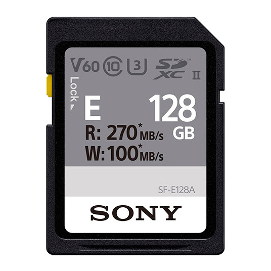 Sony muistikortti SDXC 128GB E UHS-II C10 U3 V60