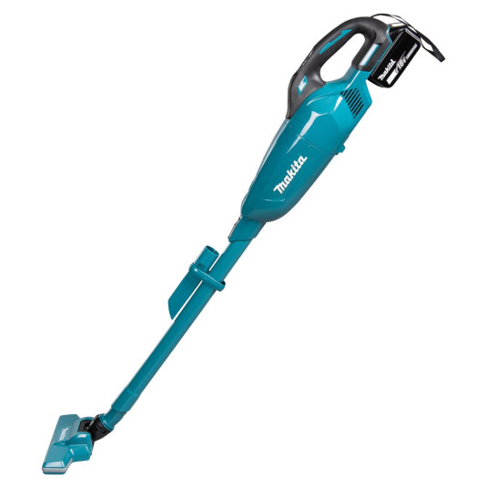 Makita DCL284FZ Pölynimuri / sähköluuta Kaksi-in-yhdessä-pölynimuri Akku Kuiva kangas Mixless Musta, turkoosi